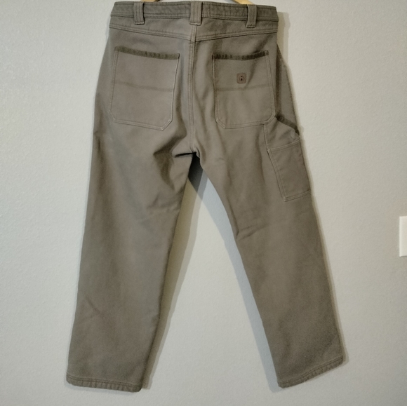 Fleece Lined Khaki Pants - Picture 2 of 5